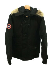 【中古】CANADA GOOSE◆ダウンジャケット/XS/ポリエステル/BLK/無地/CA01201【メンズウェア】