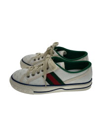 【中古】GUCCI◆シェリーライン/GGロゴ/ローカットスニーカー/34/WHT/キャンバス【シューズ】