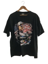 【中古】Tシャツ/XL/コットン/BLK/プリント//【メンズウェア】