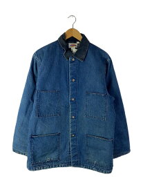 【中古】DICKIES◆カバーオール/裏地ブランケット/襟コーデュロイ/デニム【メンズウェア】