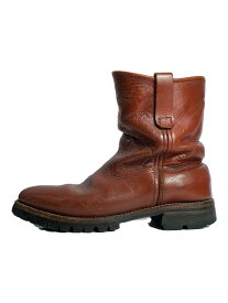 【中古】RED WING◆90s/USA製/緑犬タグ/ペコスブーツ/US8/BRW/レザー/866【シューズ】