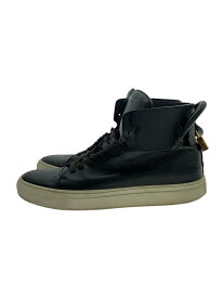 【中古】BUSCEMI◆ハイカットスニーカー/--/BLK/レザー【シューズ】