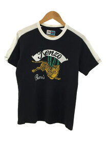 【中古】KENZO◆Tシャツ/M/コットン/BLK/F855TS01940E【メンズウェア】