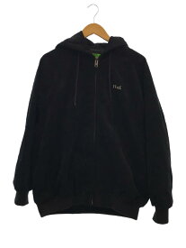 【中古】HUF◆MIXED UP CORD JACKET/M/コーデュロイ/ブラック【メンズウェア】