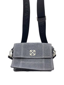 【中古】OFF-WHITE◆ショルダーバッグ/ポリエステル/GRY/無地/omnn06bf24lea0021001//【バッグ】
