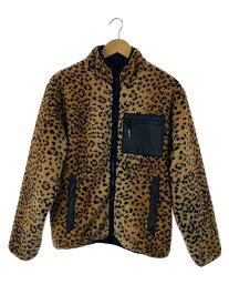 【中古】Supreme◆Leopard Fleece Reversible Jacket/M/ポリエステル/ブラウン/レオパード【メンズウェア】