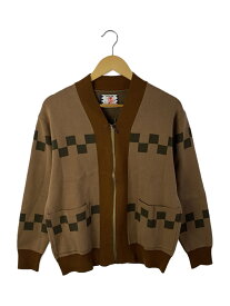 【中古】SON OF THE CHEESE◆Chessboard Check Cardigan/カーディガン(薄手)/M/コットン/SC2310-KN07【メンズウェア】