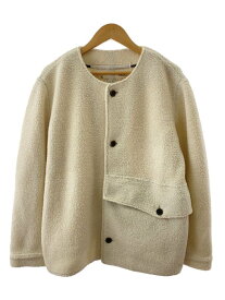 【中古】An Irrational Element/23AW/ボアブルゾン/M/ウール/IVO/013//【メンズウェア】