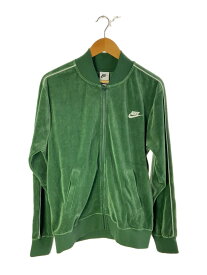 【中古】NIKE◆ジャケット/S/ベロア/GRN/FB8232-323【メンズウェア】