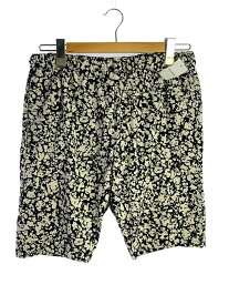 【中古】Christopher Kane◆ショートパンツ/S/コットン/BLK/WHT/総柄【メンズウェア】