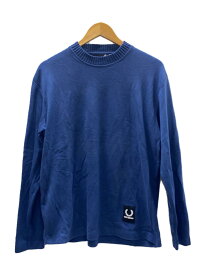 【中古】RAF SIMONS◆長袖Tシャツ/36/コットン/NVY/SM2104【メンズウェア】