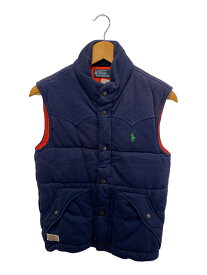 【中古】POLO RALPH LAUREN◆ベスト/XS/コットン/NVY【メンズウェア】