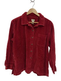 【中古】L.L.Bean◆長袖シャツ/XL/コーデュロイ/RED/267370【メンズウェア】