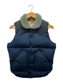 【中古】Rocky Mountain Featherbed◆ダウンベスト/36/ナイロン/NVY/450-472-62【メンズウェア】