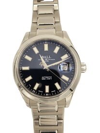 【中古】BALL WATCH◆エンジニア2マーベライト/自動巻腕時計/ステンレス/BLK/SLV/SS/NM2026C-S10J-BK【服飾雑貨他】