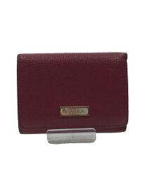 【中古】FURLA◆3つ折り財布/PVC/RED/レディース/レッド/状態考慮/【服飾雑貨他】