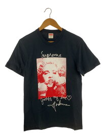 【中古】Supreme◆18AW Madonna Tee/Tシャツ/S/コットン/BLK/使用感有【メンズウェア】