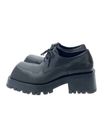 【中古】BALENCIAGA◆Trooper Derbey Shoes/28.5cm/BLK/678410/履きジワ有//【シューズ】