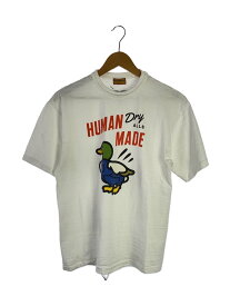 【中古】HUMAN MADE◆25ss/FUKUOKA TEE/Tシャツ/L/コットン/WHT/プリント【メンズウェア】