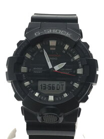 【中古】CASIO◆クォーツ腕時計/デジアナ/ラバー/BLK/BLK/GA-800【服飾雑貨他】