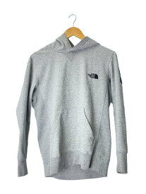 【中古】THE NORTH FACE◆SQUARE LOGO HOODIE_スクエアロゴフーディー/M/ポリエステル/GRY【メンズウェア】