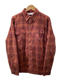 【中古】Billabong◆長袖シャツ/XL/コットン/RED/チェック/BB012107【メンズウェア】