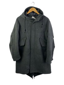 【中古】SHIPS◆モッズコート/S/ウール/GRY/114-45-0123【メンズウェア】