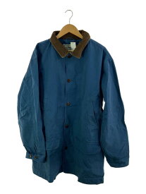 【中古】L.L.Bean◆ステンカラーコート/XL/コットン/BLU/無地//【メンズウェア】