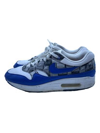 【中古】NIKE◆AIR MAX 1 PRNT/エアマックスプリント/ホワイト/AQ0927-100/27.5cm/WHT/レザー【シューズ】