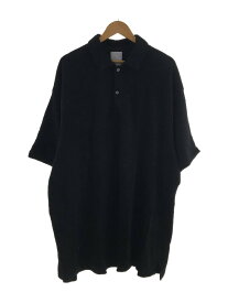 【中古】STRIPES FOR CREATIVIE/PILE POLO/ポロシャツ/XXXXL/コットン/BLK【メンズウェア】