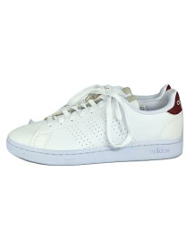 【中古】adidas◆ADVANCOURT_アドバンコート/27cm/WHT//【シューズ】