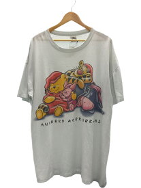 【中古】Disney◆90s/THE DISNEY STORE/裾、袖シングルステッチ/ぷーさんプリント/Tシャツ/コットン【メンズウェア】