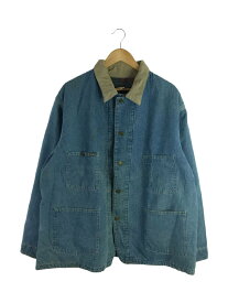 【中古】OshKosh◆80s/USA製/裏地ブランケット/カバーオール/デニム/IDG【メンズウェア】