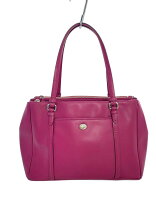 COACH コーチ シグネチャー トートバッグ ピンク パープル 美品 