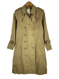 【中古】BURBERRY LONDON◆ステンカラーコート/M/ポリエステル/BEG【メンズウェア】