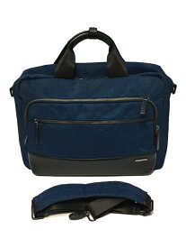 【中古】ZERO HALLIBURTON◆Lightweight Business 2/Small Laptop Bag/キャンバス/NVY/81102【バッグ】