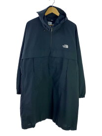 【中古】THE NORTH FACE◆TNF BE FREE LONG ANORAK_TNFビーフリーロングアノラック/M/ポリエステル/BLK【メンズウェア】