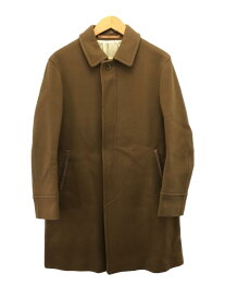 【中古】SCYE BASICS◆ステンカラーコート/36/ウール/カシミヤ混/CML/5115-73509【レディースウェア】