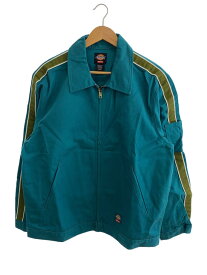 【中古】Supreme◆22SS/Stripe Eisenhower Jacket/ジャケット/L/コットン/GRN/無地【メンズウェア】