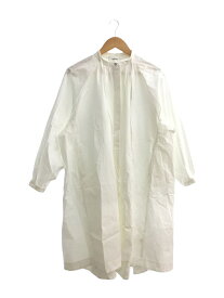 【中古】MACHATT◆長袖ワンピース/--/コットン/WHT【レディースウェア】