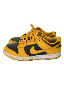 【中古】NIKE◆DUNK LOW RETRO_ダンク ロー レトロ/26.5cm/YLW/レザー//【シューズ】