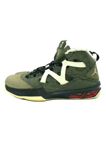 【中古】NIKE◆Air Jordan Melo M9/エアジョーダン メロM9/27cm/KHK/551879-343【シューズ】