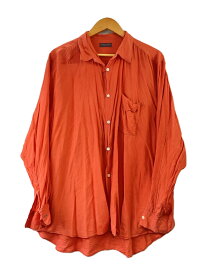 【中古】COMME des GARCONS HOMME PLUS◆90s/長袖シャツ/--/レーヨン/サーモンピンク//【メンズウェア】