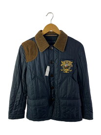 【中古】RALPH LAUREN◆キルティングジャケット/9/ポリエステル/NVY【レディースウェア】