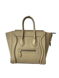 【中古】CELINE◆ハンドバッグ/--/BEG【バッグ】