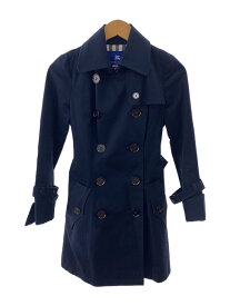 【中古】BURBERRY BLUE LABEL◆トレンチコート/38/コットン/NVY/FR532-275-30//【レディースウェア】
