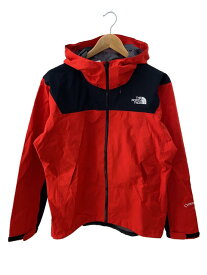 【中古】THE NORTH FACE◆CLIMB LIGHT JACKET_クライムライトジャケット/M/ゴアテックス/RED【メンズウェア】