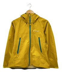 【中古】mont-bell◆1128533/ストームクルーザージャケット/GORE-TEX/マウンテンパーカ/S/ナイロン/イエロ-【メンズウェア】