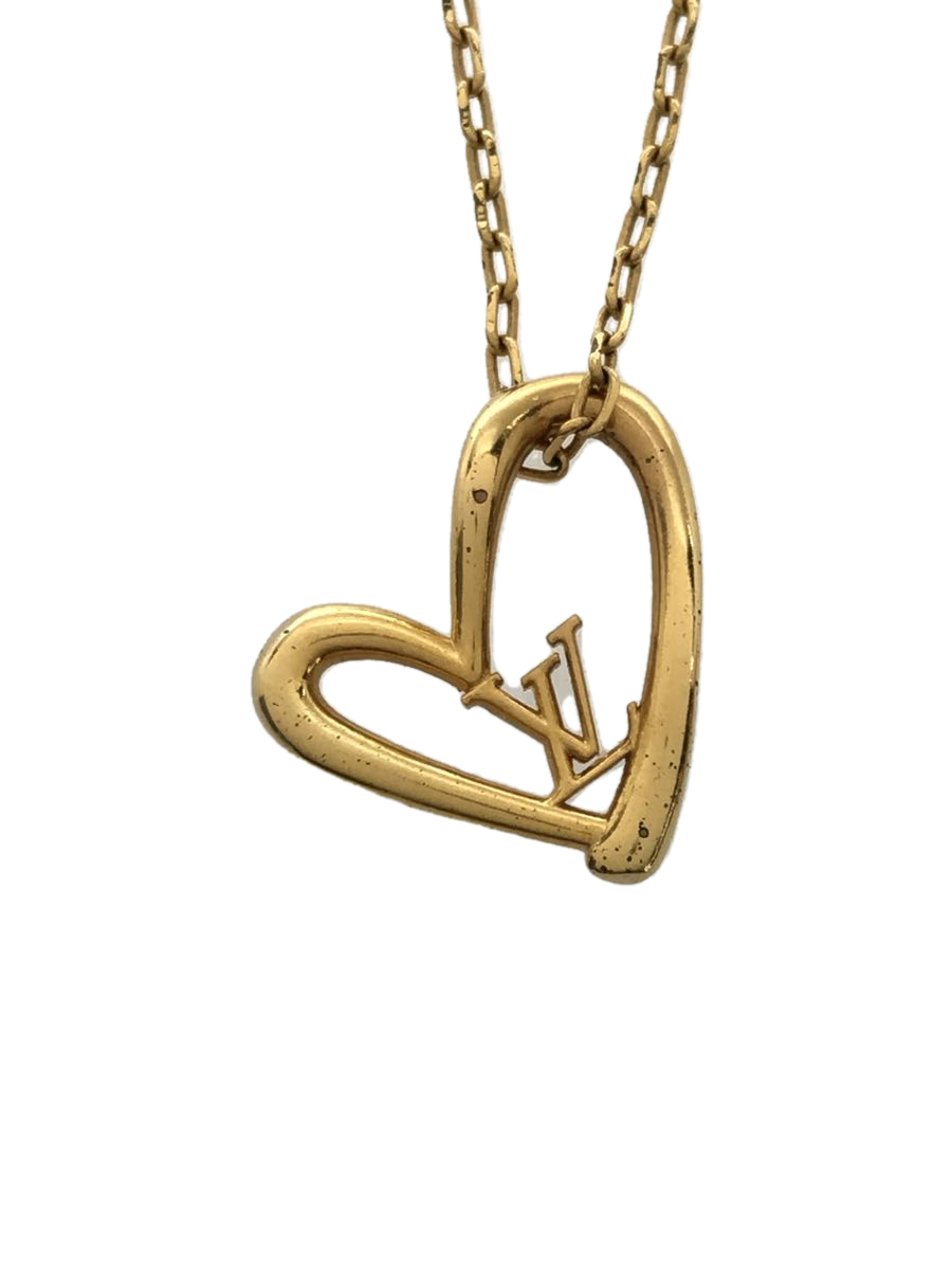 Japan Used Necklace] Louis Vuitton Collier Heart Fallin Love