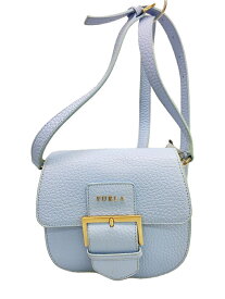 【中古】FURLA◆ショルダーバッグ/--/BLU【バッグ】